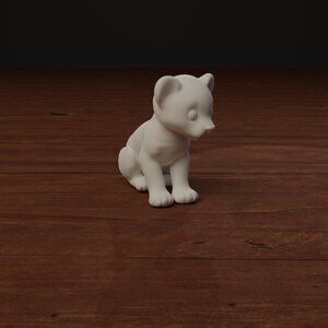 Cheetah Cub Mini Figure 2.5 Inches